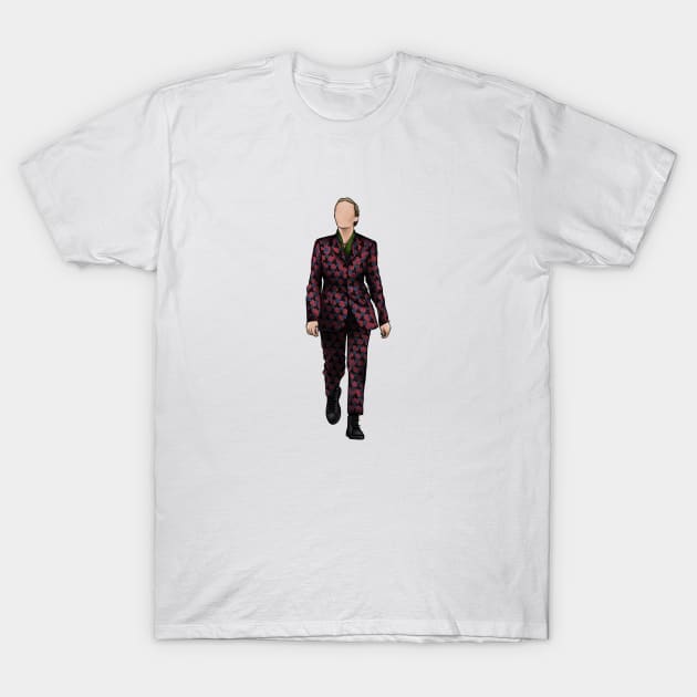 Villanelle - Killing Eve,illustration, poster, wall art, Jodie, Sandra, outfit, fashion, perfume, sorry baby, suit, dress T-Shirt by showmetype